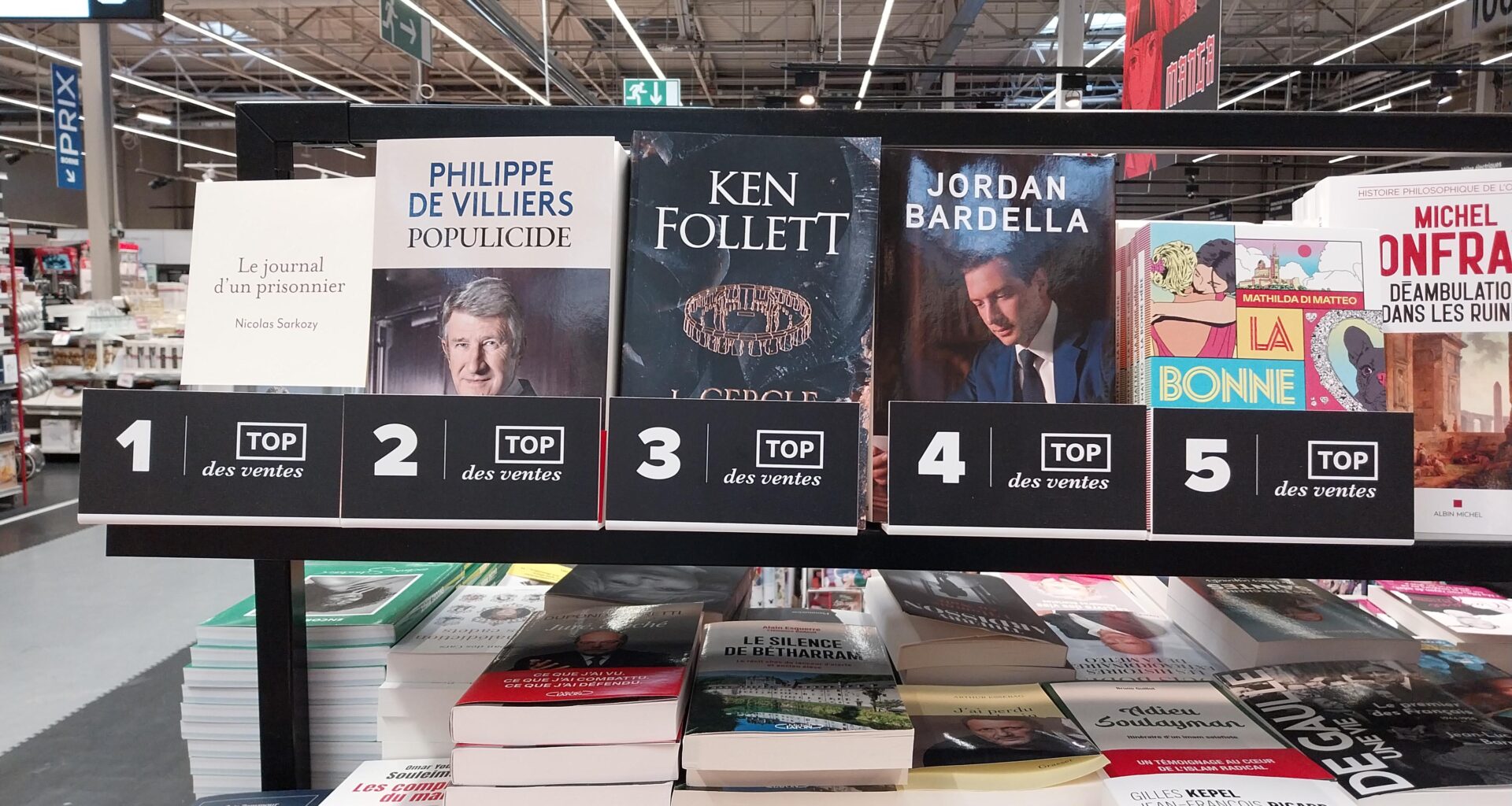 Le top 5 de la librairie du Carrefour