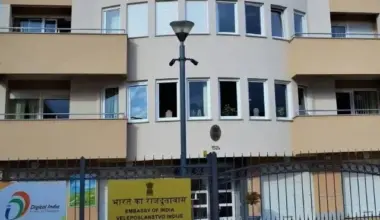 indian embassy in the croatian capital zagreb photo afp