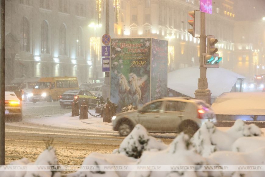 Belarus buried in snow PHOTOS