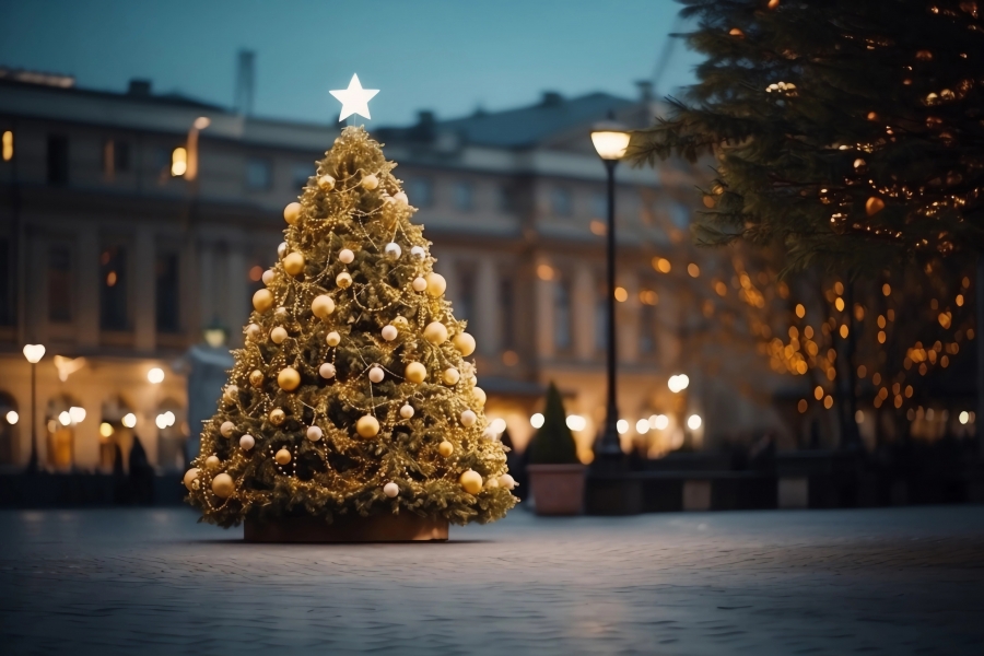 In Germany, a 15-year-old Belarusian and his friend set fire to a Christmas tree on the street