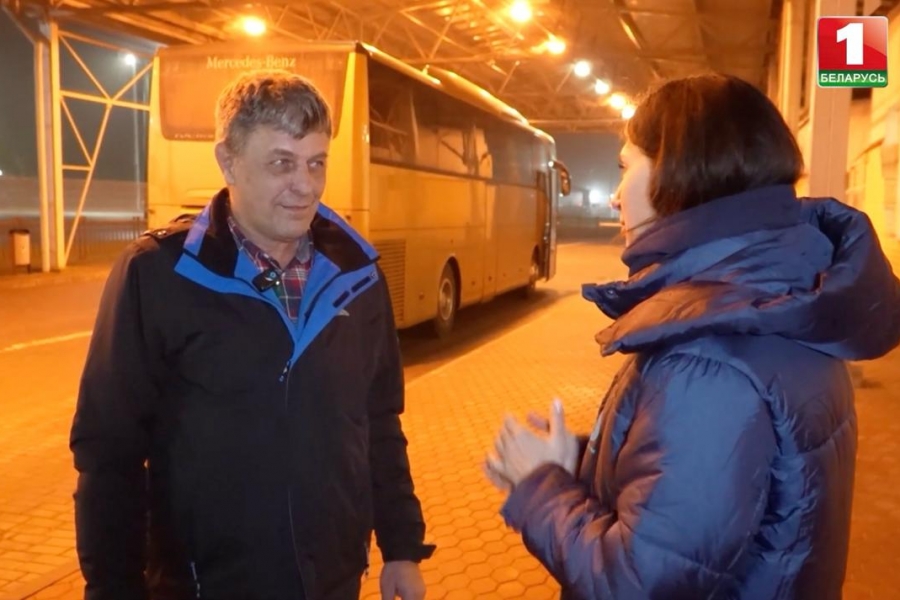Anatol Vaitsyakhouski calmly arrived in Belarus by regular bus