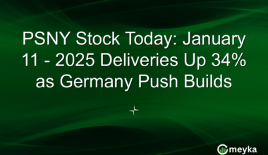 PSNY Stock Today: January 11 - 2025 Deliveries Up 34% as Germany Push Builds