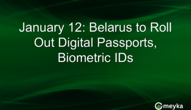 January 12: Belarus to Roll Out Digital Passports, Biometric IDs