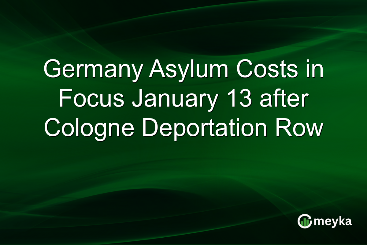 Germany Asylum Costs in Focus January 13 after Cologne Deportation Row