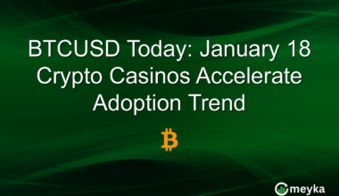 BTCUSD Today: January 18 Crypto Casinos Accelerate Adoption Trend