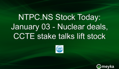 NTPC.NS Stock Today: January 03 - Nuclear deals, CCTE stake talks lift stock
