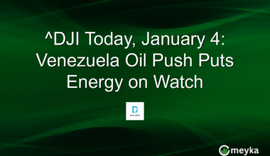 ^DJI Today, January 4: Venezuela Oil Push Puts Energy on Watch