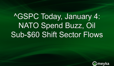 ^GSPC Today, January 4: NATO Spend Buzz, Oil Sub-$60 Shift Sector Flows