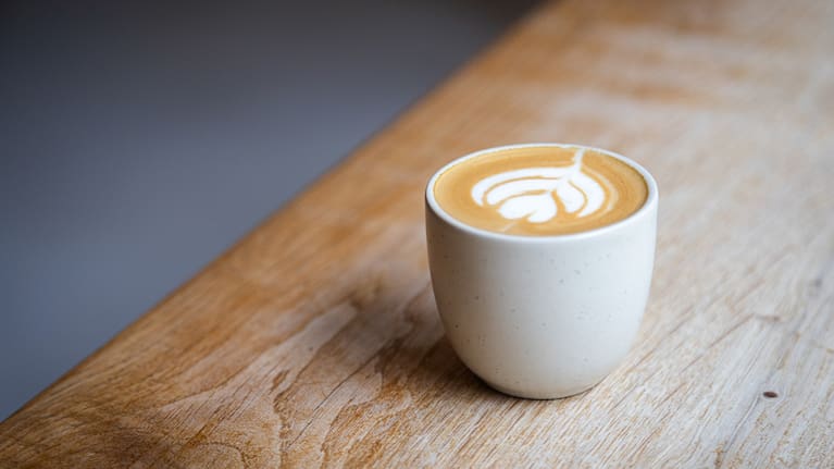 I plan to drink my coffee sitting down. 