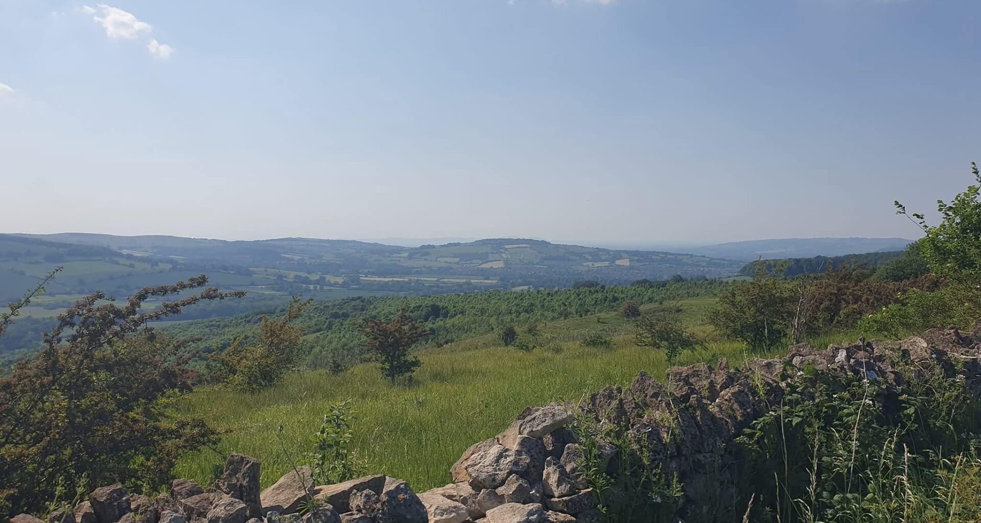 Overlooking Winchcombe, Gloucestershire.