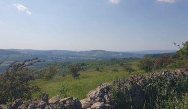 Overlooking Winchcombe, Gloucestershire.