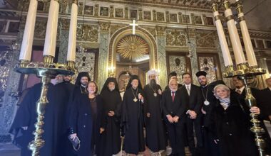 Patriarch of Bulgaria at the Church of Saint Stephen in Yeşilköy