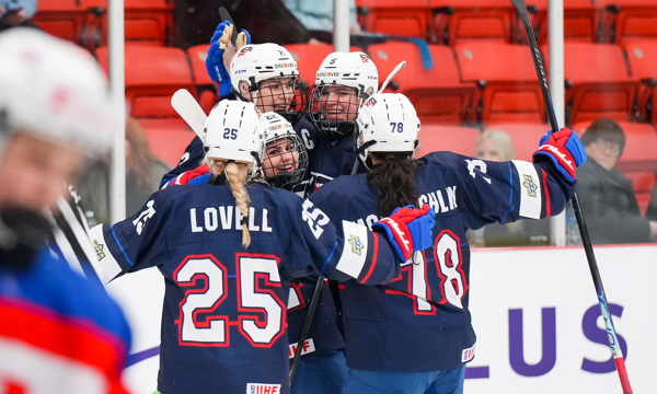 Team USA Looks On To Czechia At U18 Women’s Worlds