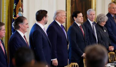 Trump meets with oil executives at White House to push for investment in Venezuela