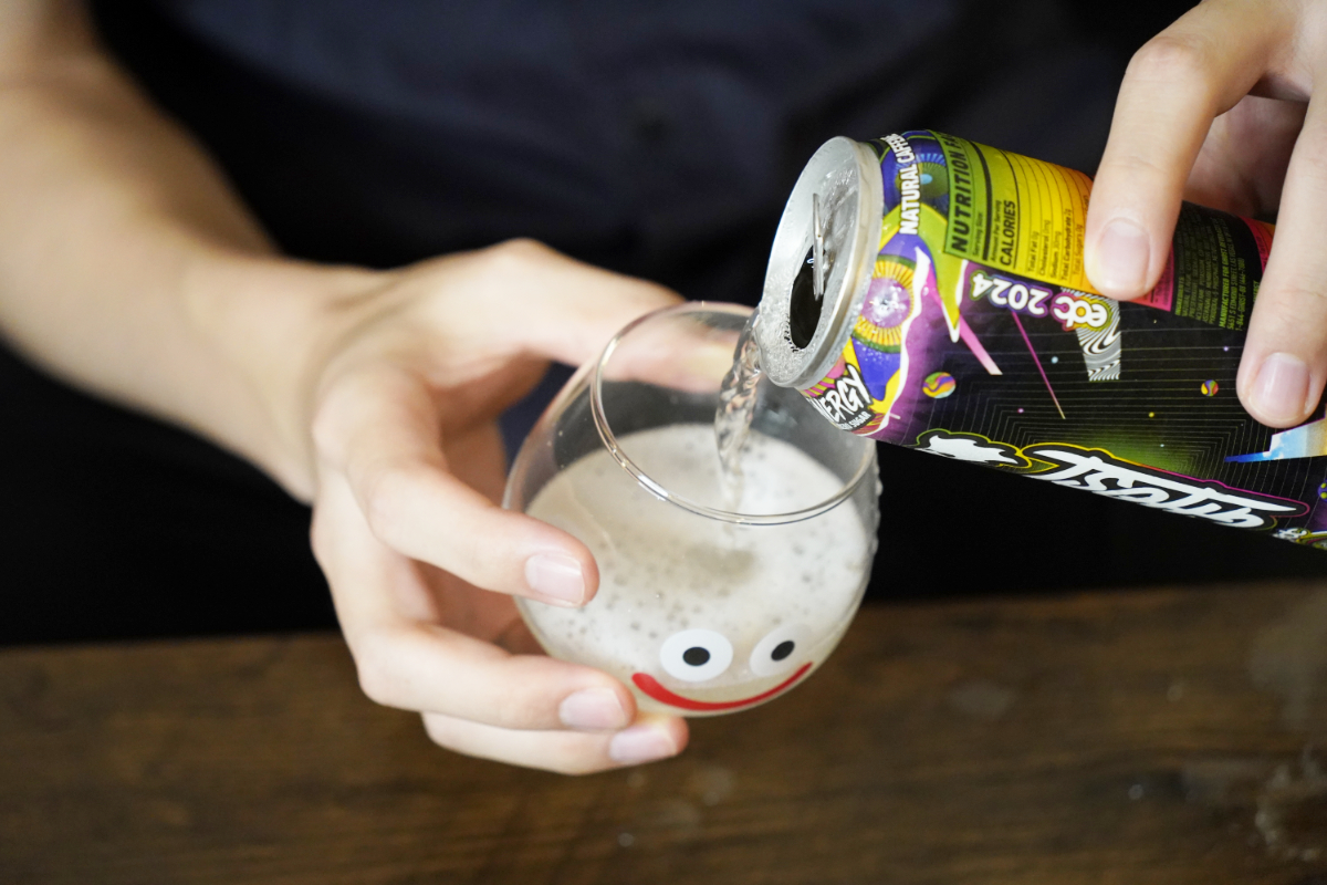 The first pour of the New Year