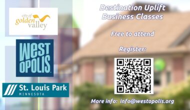 Graphic with information about upcoming series of marketing classes