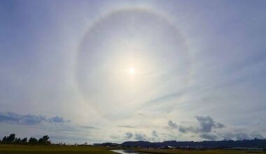 Upper North Island treated to sun 'halo' in the skies