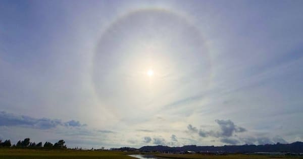 Upper North Island treated to sun 'halo' in the skies