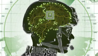 The image is an illustration representing the concept of cognitive warfare, where the human mind is considered a battlefield. (via NATO Innovation Hub)