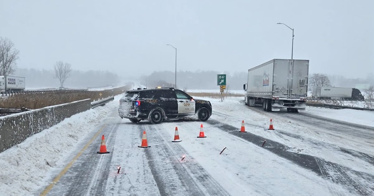Winter storm wreaks havoc across central Canada with blizzard-like conditions – CP24
