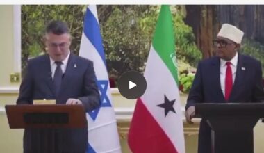 🌍 Israeli foreign minister insults Palestine right in front of the fake leader of Somaliland