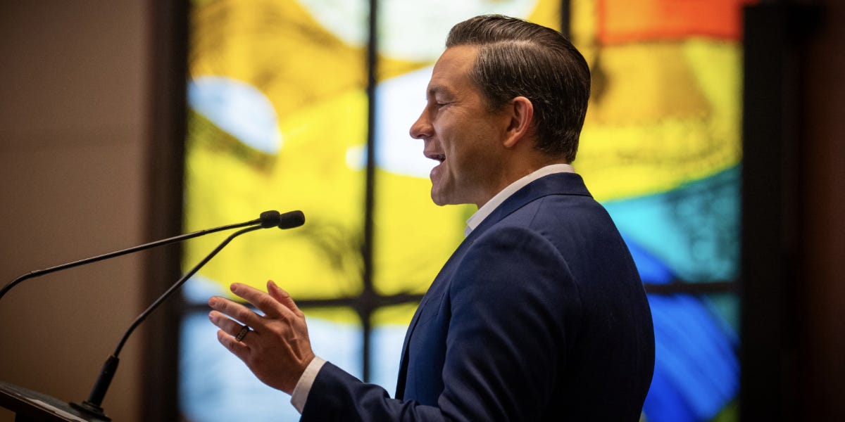 Poilievre says Carney failed on tariffs, urges resource exports