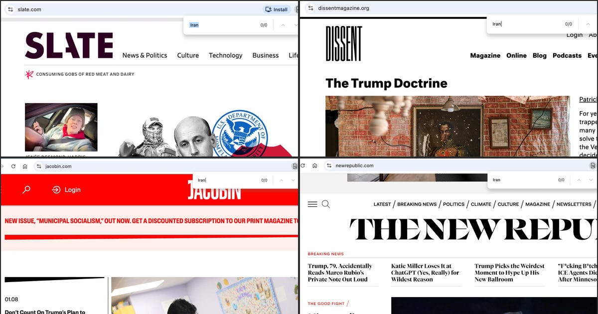 The Left’s Deafening Silence on Iran