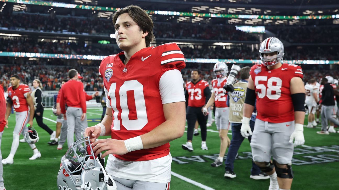 Day takes blame for Ohio State's disastrous start in CFP loss