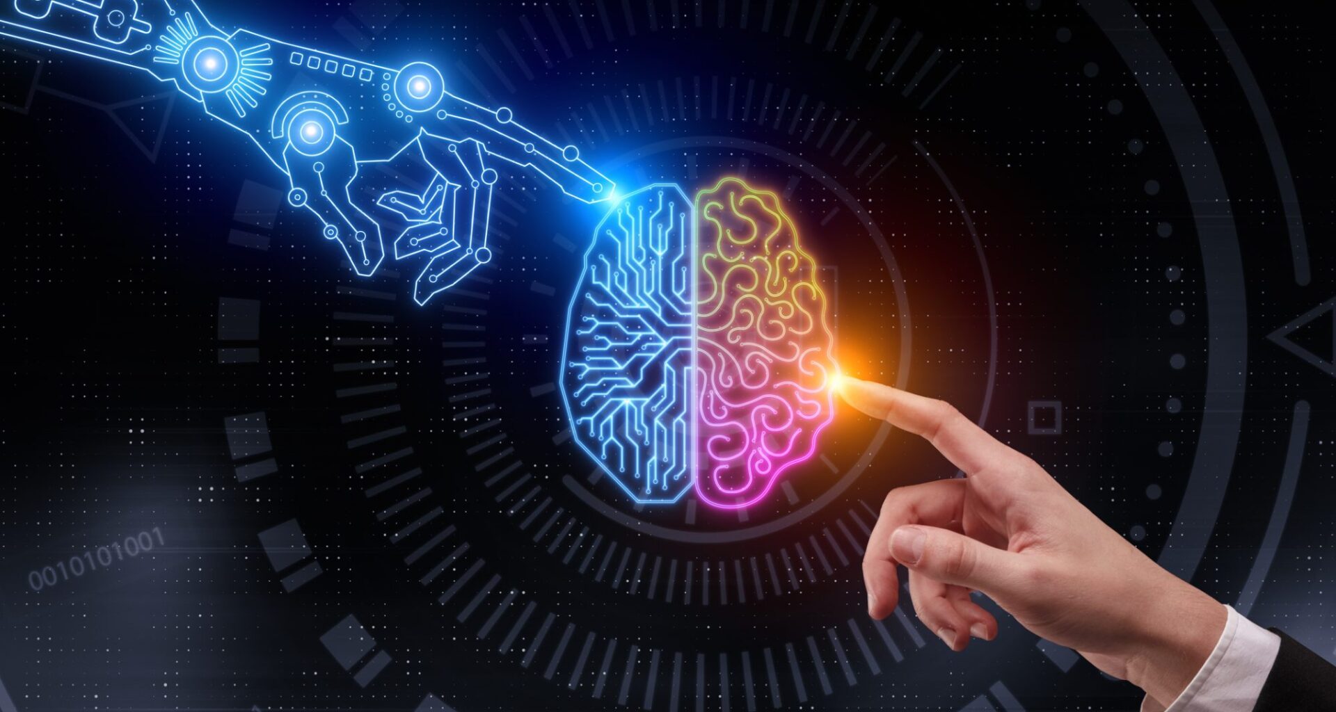 Artificial intelligence and future concept