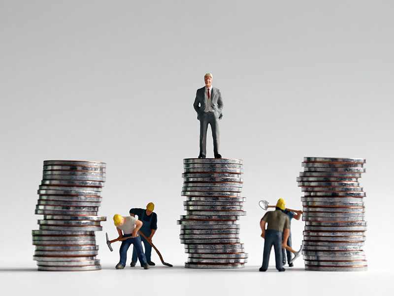 inequality between leader and workers