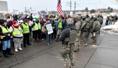 Trump shows footage of ICE shooting of Minnesota woman to NYT reporters