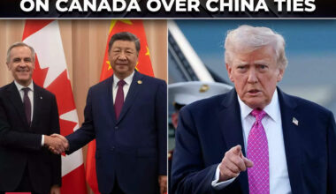 Donald Trump: 'If Canada makes a deal with China…': Trump escalates trade war, threatens Carney with 100% tariffs - The Economic Times Video