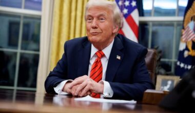 Trump announces tariffs on Iran trade partners as protest toll rises