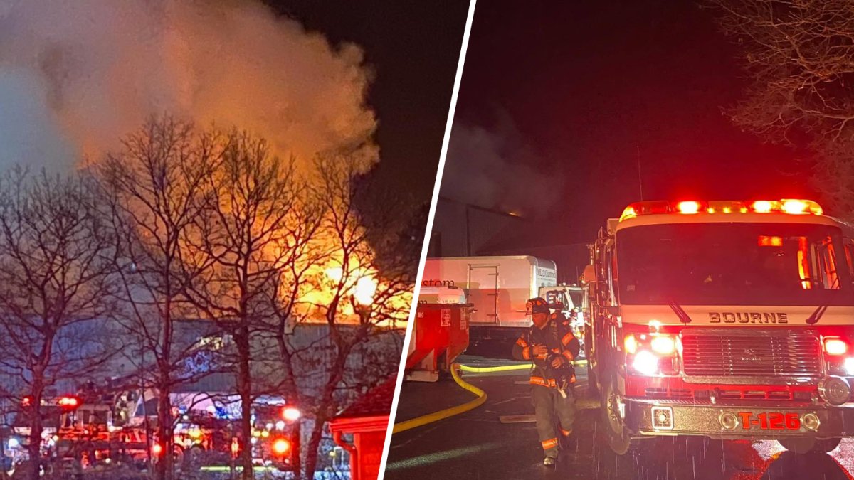 Fire at Bourne woodworking business closes State Road – NBC Boston