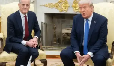 Trump Advises Norway PM on Pursuing Peace After Nobel Prize Snub