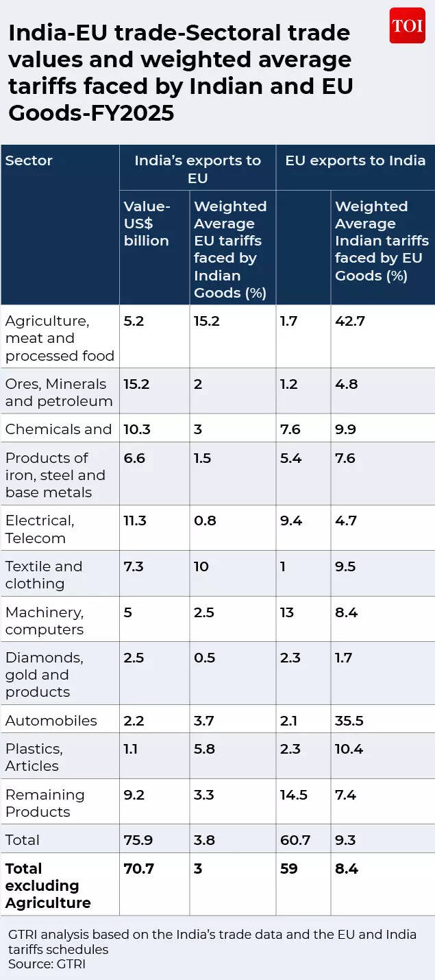 India-EU trade dynamics