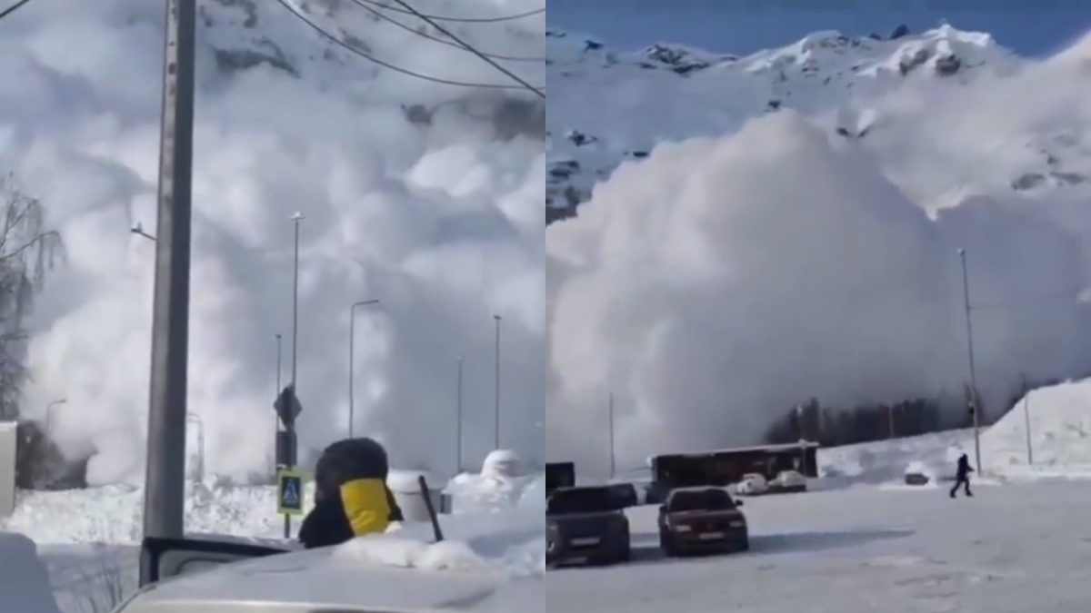 VIDEO: Obrovská lavína zasiahla lyžiarske stredisko v Rusku