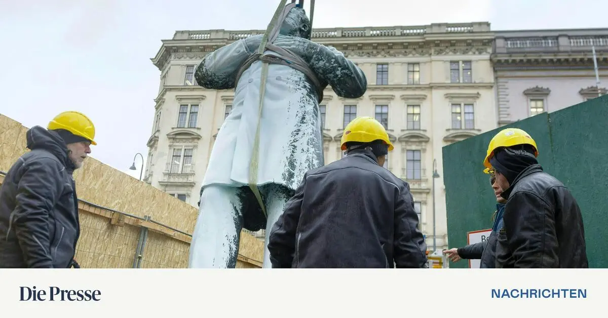 Lueger-Denkmal in Wien vorübergehend abgebaut – DiePresse.com