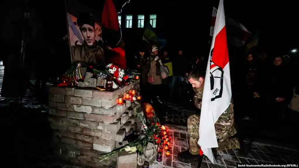 Kyiv Hosts Memorial March for Belarusian Volunteers Who Died for Ukraine