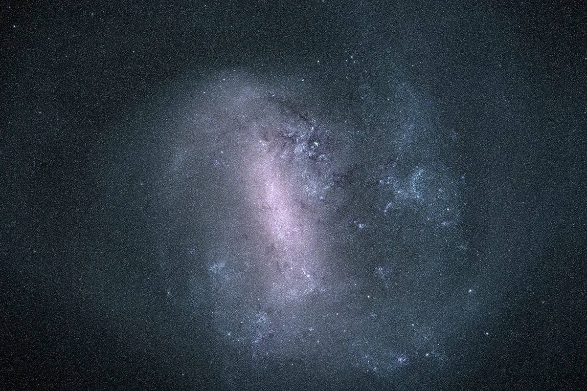The star – almost pure hydrogen and helium – came from the halo of the Large Magellanic Cloud. Credit: ESA/Gaia/DPAC