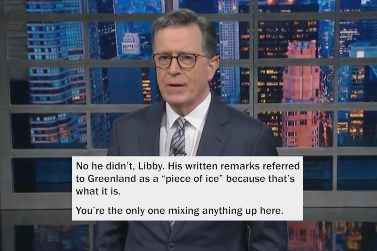 Colbert KAroline LEavitt Iceland