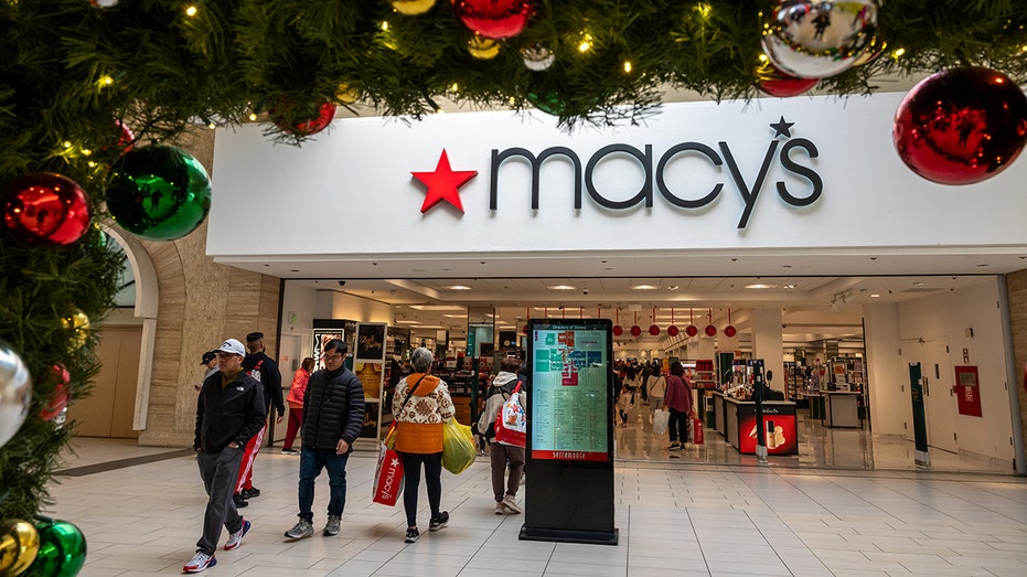 A Macy's store inside the Serramonte Mall on Black Friday in Daly City, California.