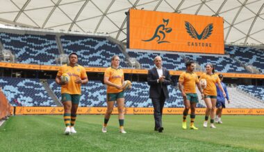 Rugby Australia switches to Castore in five-year kit deal