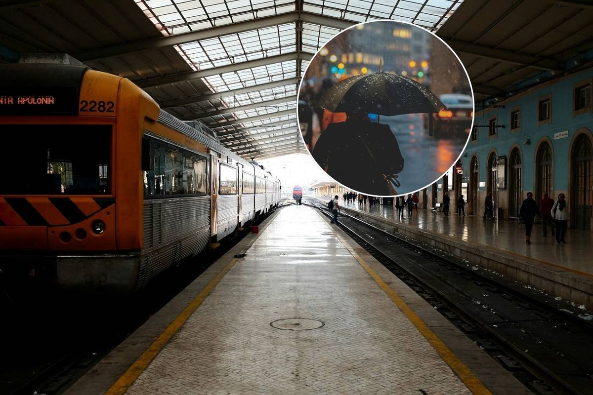 o que está a acontecer agora com os comboios entre Lisboa e Porto