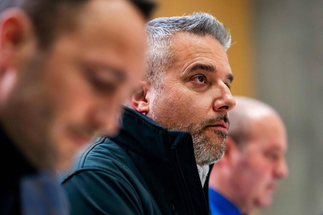 Stéphane Ganzer lors du point de presse de jeudi matin, 1er janvier 2026. — © MAXIME SCHMID / AFP Stéphane Ganzer lors du point de presse de jeudi matin, 1er janvier 2026. — © MAXIME SCHMID / AFP