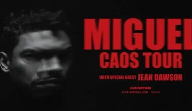 Miguel Announces Massive “CAOS” Tour In North America And Europe