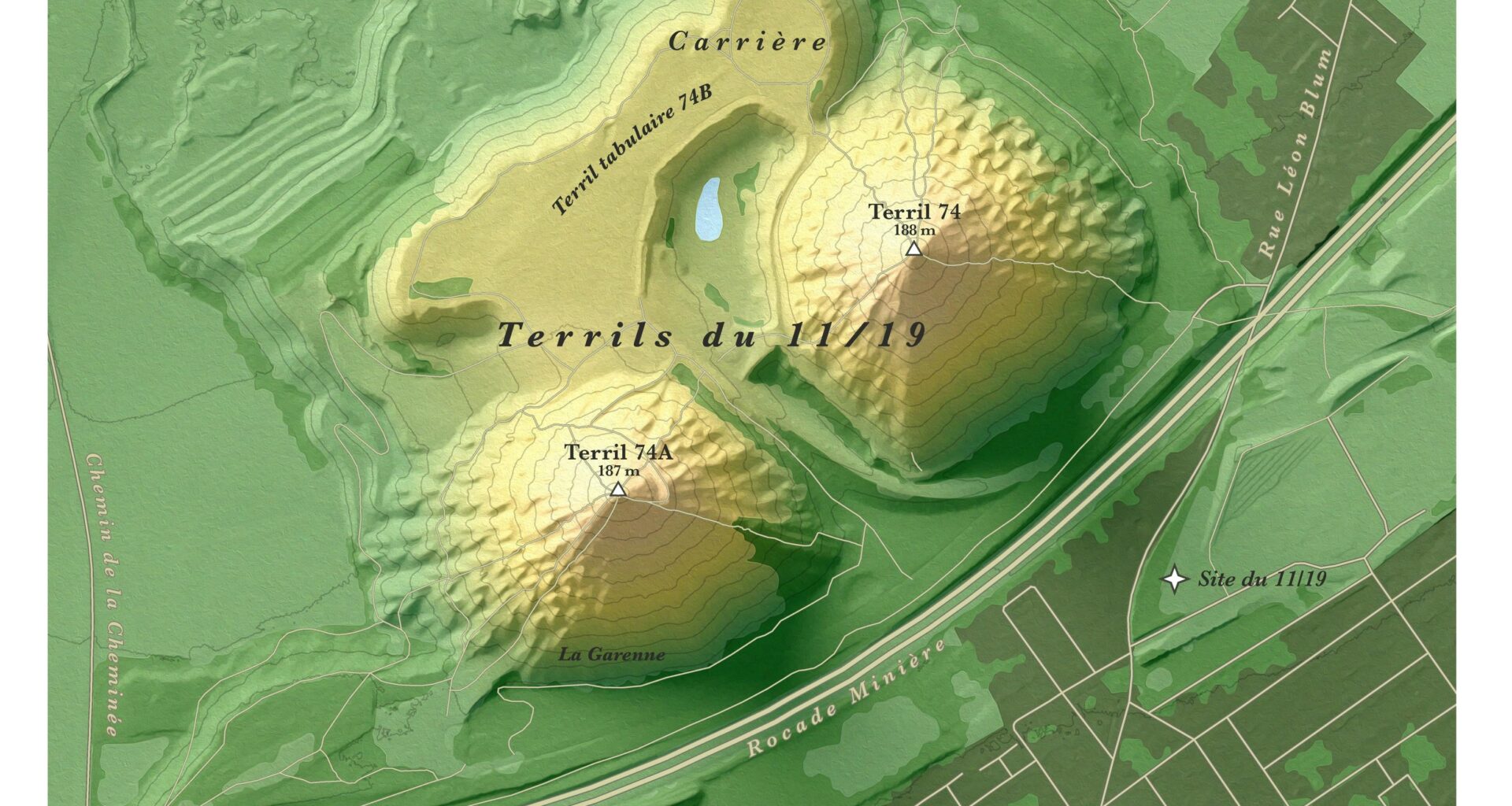 Sur le Toit du Monde (à côté de chez vous) : les terrils jumeaux, Pas-de-Calais [OC]