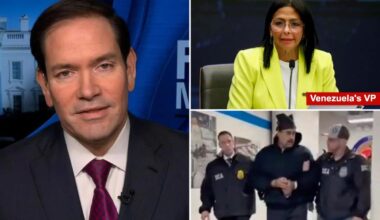 Marco Rubio says Venezuelan VP Delcy Rodríguez isn't a legitimate leader