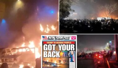 Iran warns US troops and Israel will be targets if America strikes over protests as death toll rises to 500