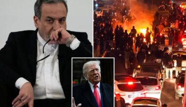 Iran's top diplomat issues most direct threat yet to US as crackdown over protests squeezes nation
